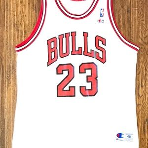 Vtg 90’s Champion MICHAEL JORDAN Bulls Jersey Sz48